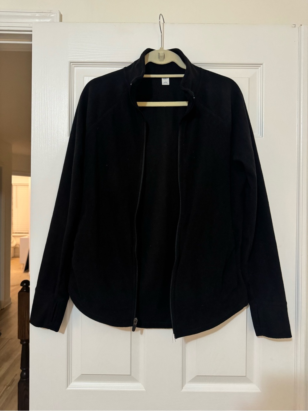 Old Navy Active Go-Dry Black Zip Jacket